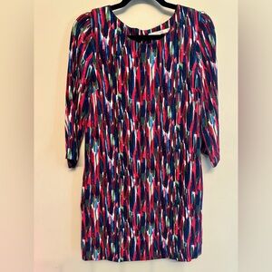 Boden Multicolor Brushstroke Dress Size 6